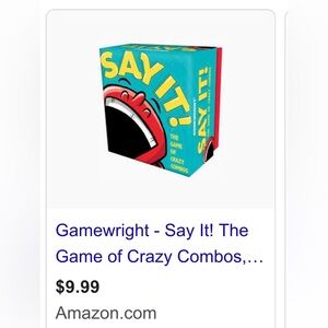 SAY IT Card Game